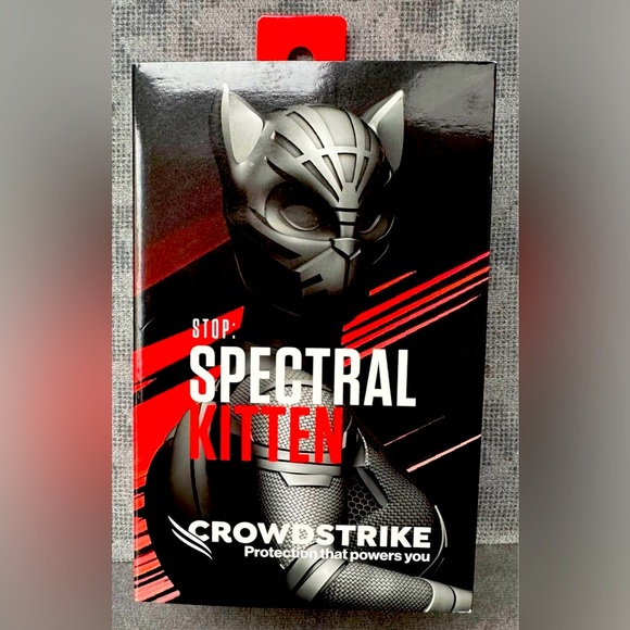 Crowdstrike Spectral Kitten Action Figure - NEW - Picture 1 of 4